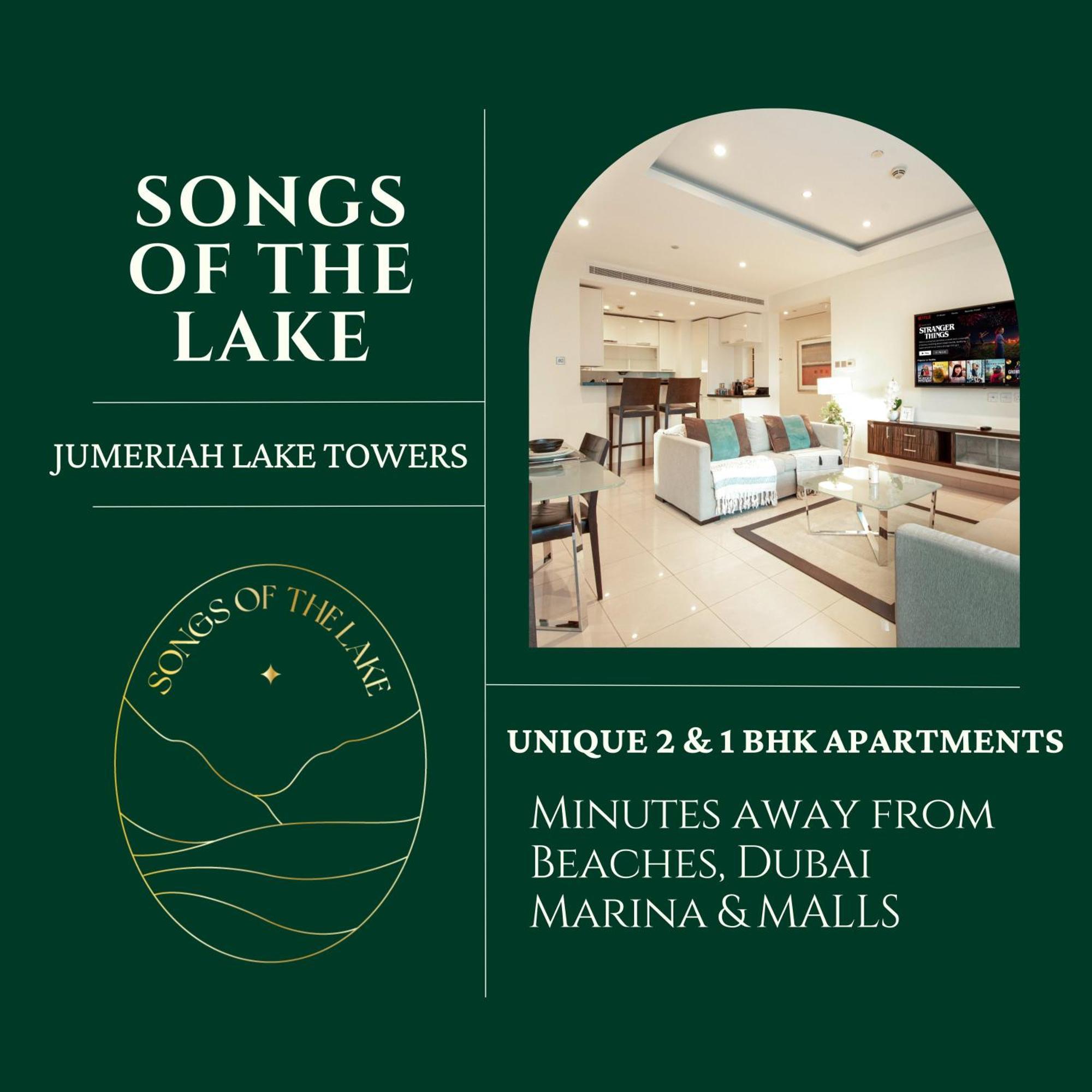 Songs Of The Lake By Lagom - Bonnington Apartment Jumeirah Lake Towers, Дубай Екстер'єр фото